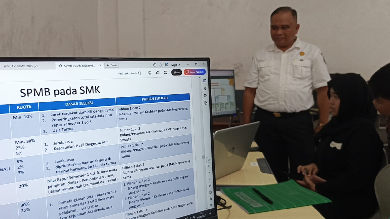 Hari Ketiga SPMB Tahap 1 Di Jabar Berlangsung Lancar dan Kondusif