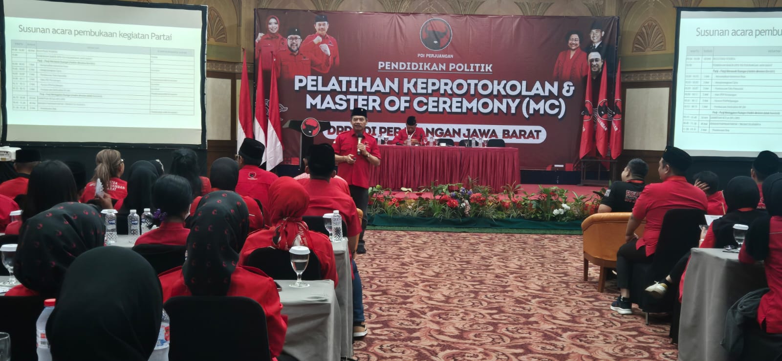 PDI Perjuangan Jabar Gelar Pelatihan MC dan Protokol, Ketut Sustiawan: Tingkatkan Kapasitas Kader