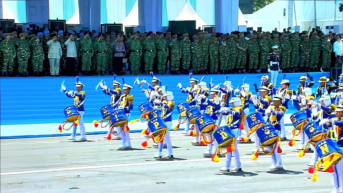 Disaksikan Presiden RI, IPDN Jadi Perwakilan Perguruan Tinggi Kedinasan Yang Ikut Gelar Pasukan Operasional dan Kehormatan Militer